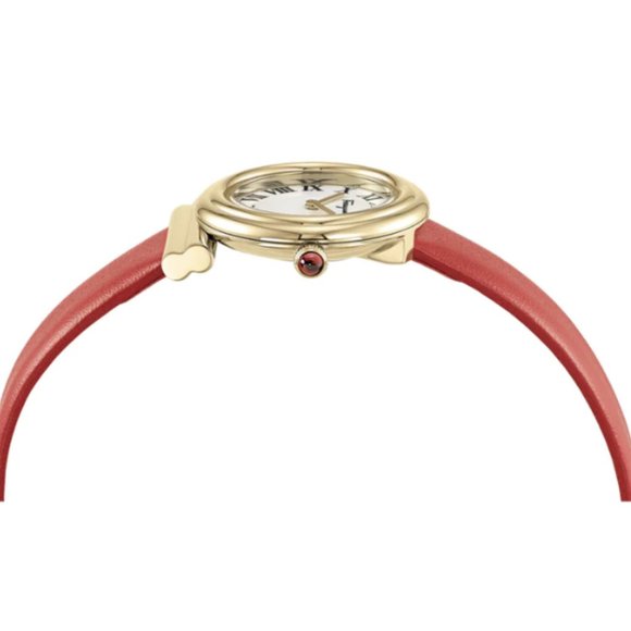 Salvatore Ferragamo 28mm Gold Red Strap Watch main image 5